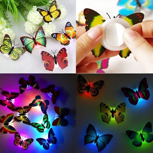 🦋 Decorative LED Self Adhesive Butterfly Blink Light