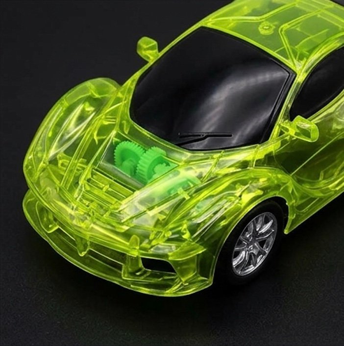 High Speed Transparent RC Sports Car 1:24 Scale – 27MHz Remote Control Car (CR-89) - image 2