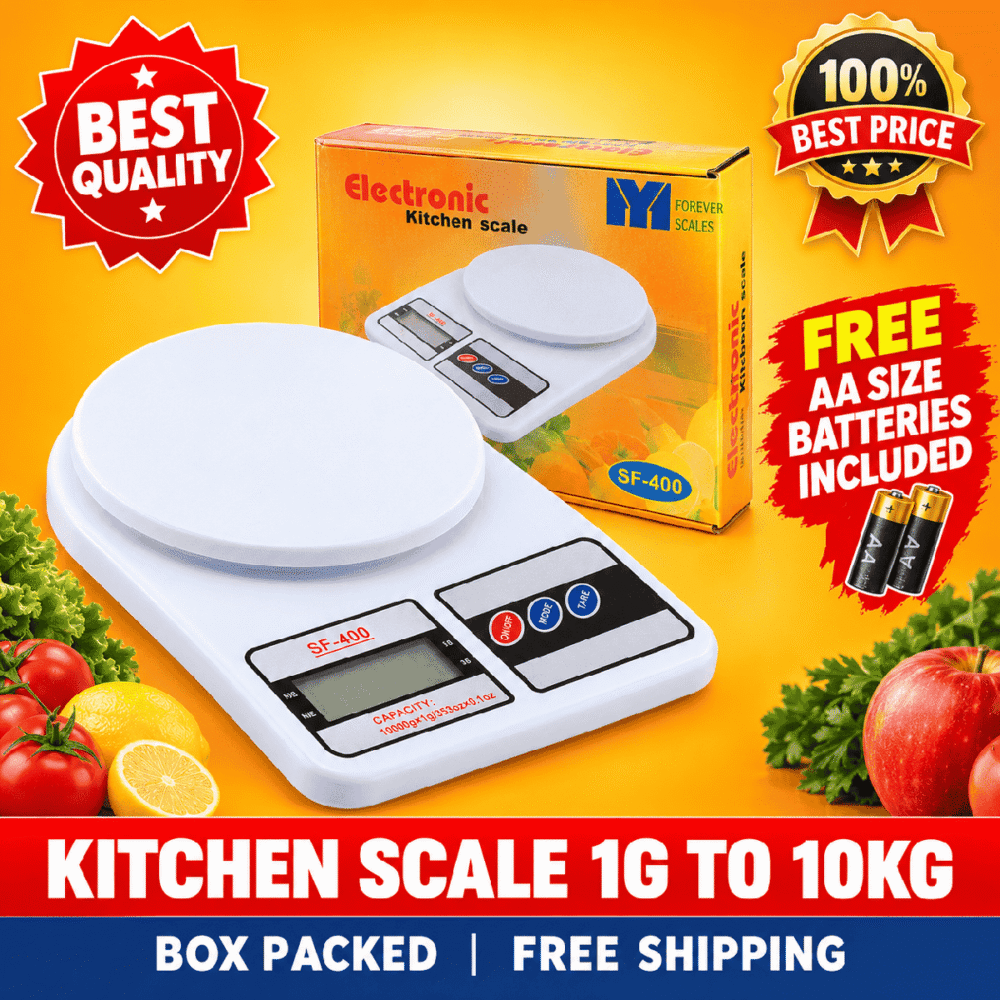 SF-400 Electronic Kitchen Scale – Digital Kitchen Weighing Scale 10kg / 1g Accuracy - image 4