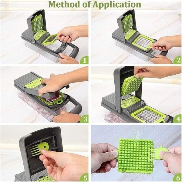 16 in 1 Multifunctional Vegetable Cutter - image 2